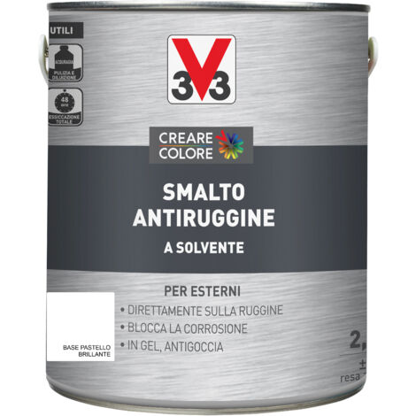 SMALTO ANTIRUGGINE 2,5L BRILL. BASE PASTEL.