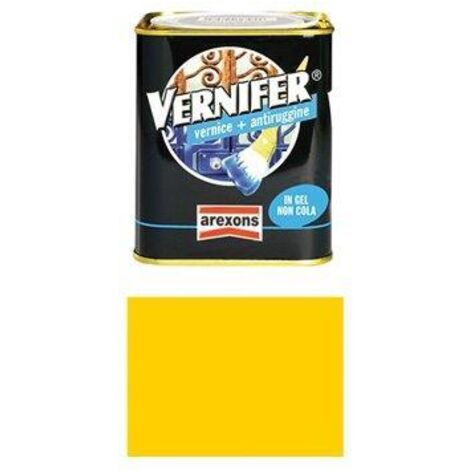 Smalto antiruggine brillante vernifer 750 ml - giallo