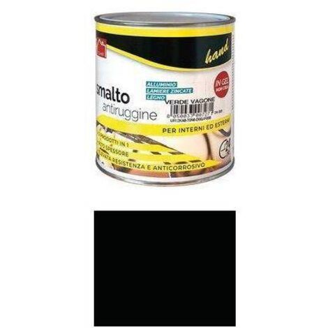 SMALTO ANTIRUGGINE HAND - NERO LUCIDO ML 750 - 6 pezzi