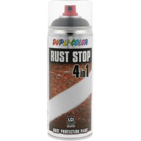 Smalto antiruggine RUSTSTOP RAL 9005 NERO PROFONDO SAT 400 ML