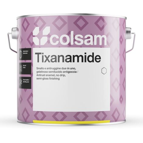 Smalto Antiruggine Tixanamide LT 0,750 – Protezione e Finitura in un Unico Prodott -Bianco