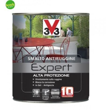 Smalto antiruggine V33 expert lt 0,50 grigio antracite
