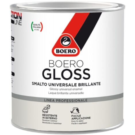 Smalto boerogloss colore verde bosco smalto universale brillante conf. 0.50 lt