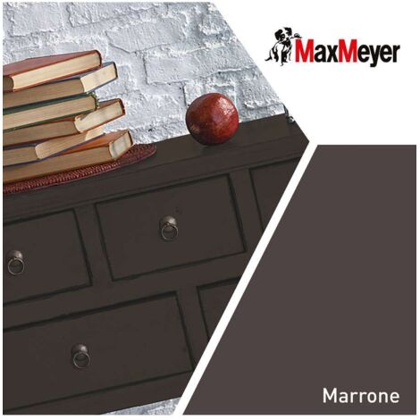 Smalto brillante MaxMeyer ad acqua lt.2 marrone