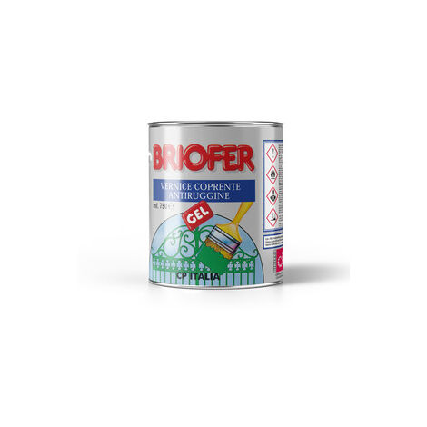 SMALTO BRIOFER ANTIRUGGINE GEL 0,75L BIANCO- 6,0 pz