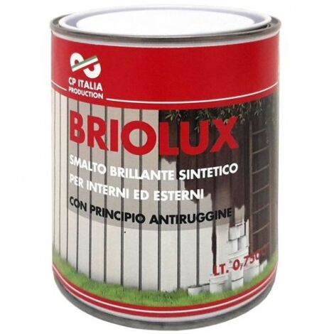 SMALTO BRIOLUX 0,750 L BIANCO GHIACCIO 201 6 PZ