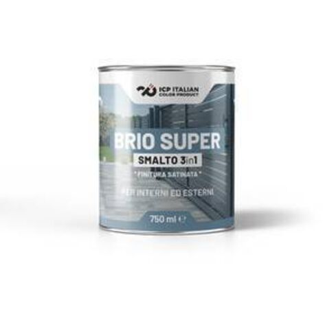SMALTO BRIOSUPER 3 IN 1 VERDE BOSCO SAT. 0,75 L Q.TA 6