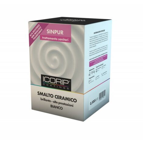 Smalto ceramico bianco