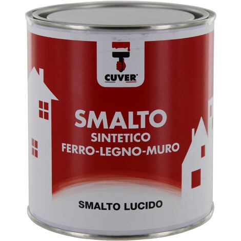 Reflex Smalto sintetico vernice pittura per Ferro e Legno interni esterni  750ML (Marrone)