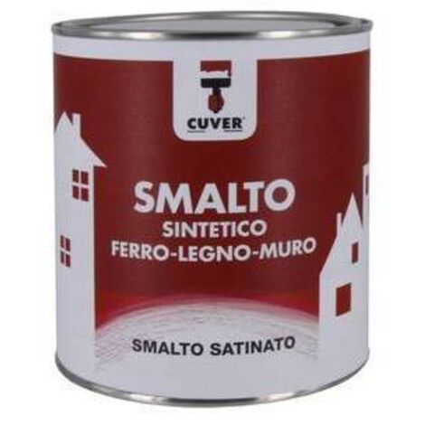 SMALTO CUVER SATINATO BIANCO LT.0,375. Prezzo per 1 pezzo.