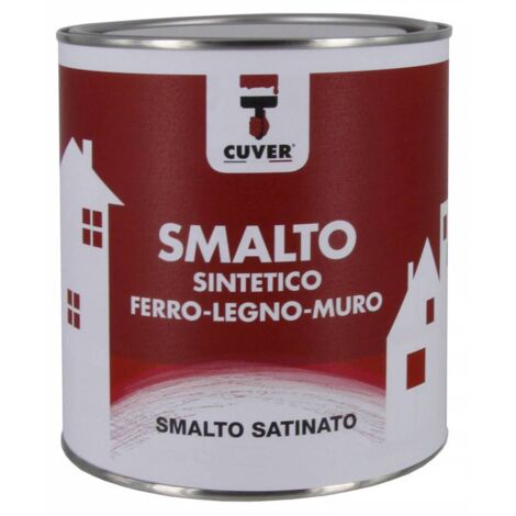 SMALTO CUVER SATINATO BIANCO LT.0,750. Prezzo per 1 pezzo.