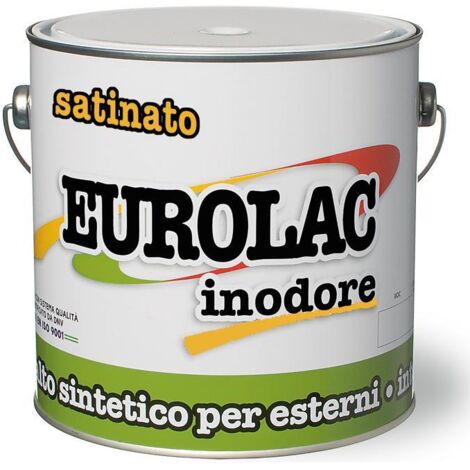 SMALTO EUROLAC SATINATO 2,5LT NERO