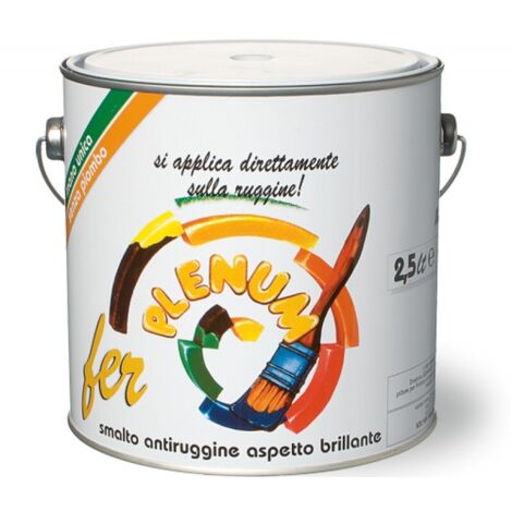 SMALTO FER-PLENUM BRILLANTE 2,5LT GRIGIO SCURO 535