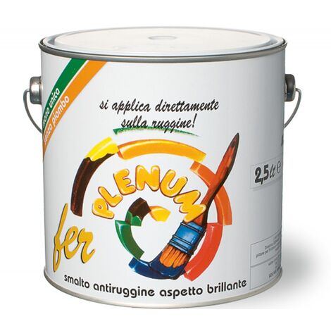 SMALTO FER-PLENUM BRILLANTE 2,5LT ROSSO CORRIDA