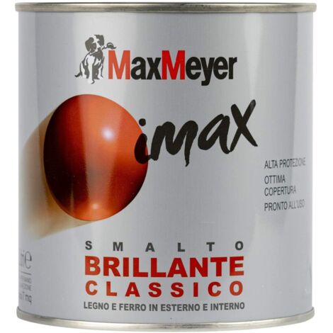 Smalto imax brillante classico grigio cemento max meyer 0.500 lt