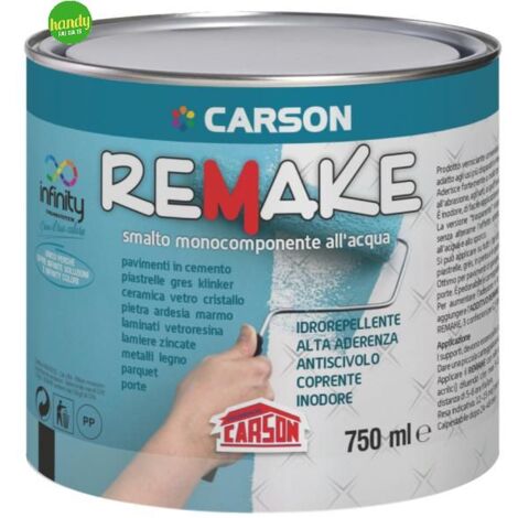 Smalto monocomponente all'acqua neutro remake Carson 2,5 lt