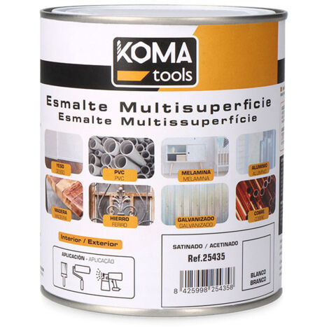 Smalto multi-superficie bianco satinato 750 ml Koma Tools