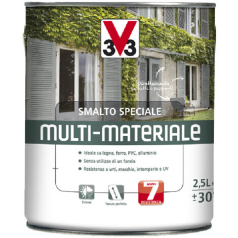 Smalto multimateriale v33 4 in 1 lt 2,50 marrone