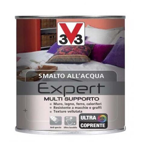 Smalto multisupporto V33 500 ml MARRONE smalti all’acqua da interno