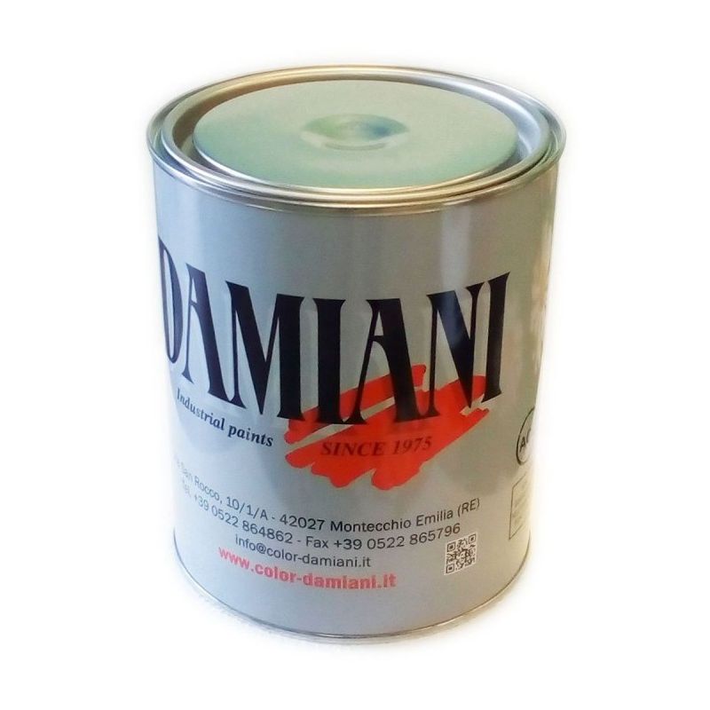 damiani - smalto nitro sintetico tinta industriale 5kg societaria knorr bianco, formato da 5kg , brillantezza opaco