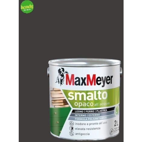 Smalto opaco MaxMeyer ad acqua lt.2 marrone