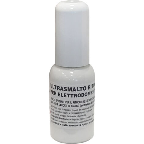 SMALTO PER ELETTRODOMESTICI bianco - ml. 20- 24 pezzi  - Senza Marca