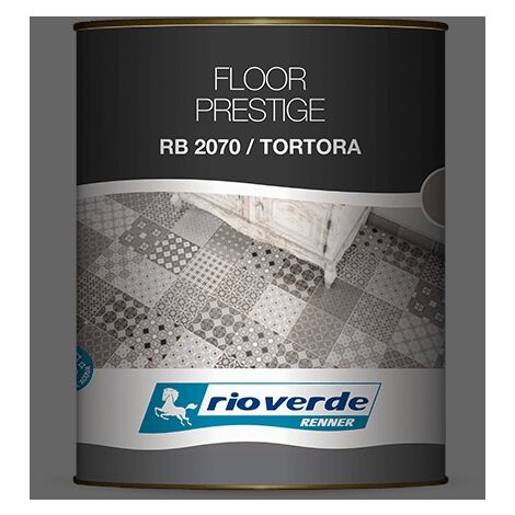 SMALTO PER PAVIMENTI PRESTIGE ALL'ACQUA COLORE ANTRACITE LT.2,5
