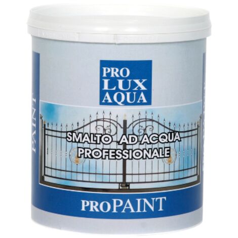 Smalto Professionale ad Acqua Pro Lux Acqua 750 ml - Bianco Lucido