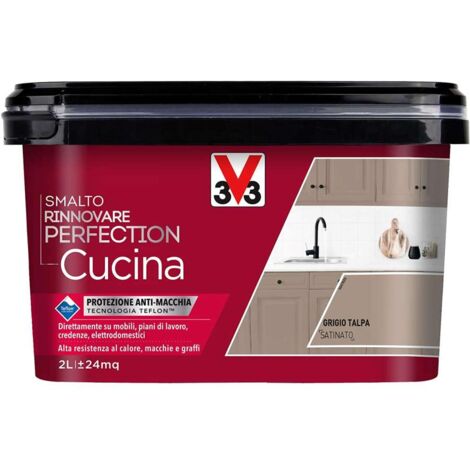 Smalto Rinnovare Cucina grigio talpa satinato 2L