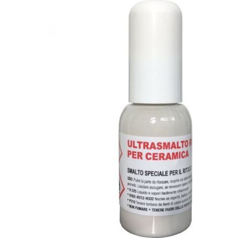 Smalto ritocco per ceramica - Colore: Bianco