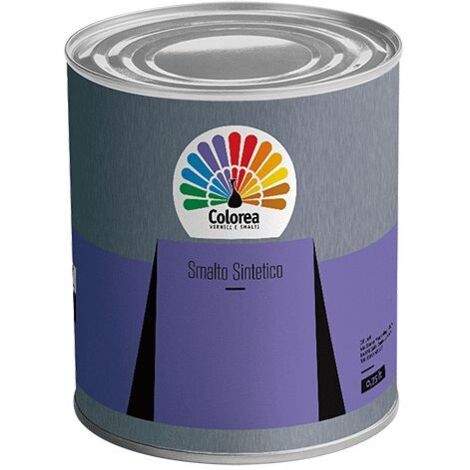 SMALTO SINTETICO 'COLOREA' Lt. 0,125 Bianco lucido  pz 6