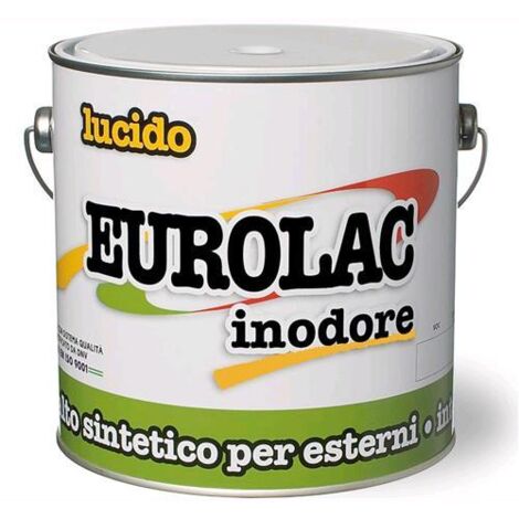 SMALTO sintetico lucido LAIV EUROLAC INODORE 2,5 Litri MOGANO 537
