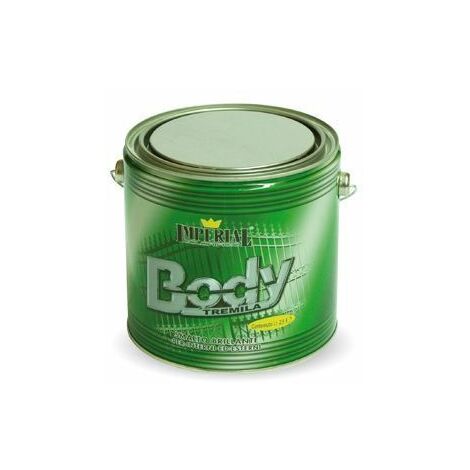 Smalto sintetico nero opaco 750 ml vernice colore metallo imperial body 3000