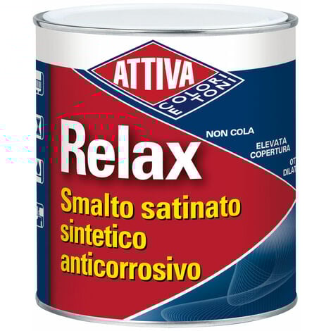 Smalto sintetico satinato relax  bianco lt.0,75