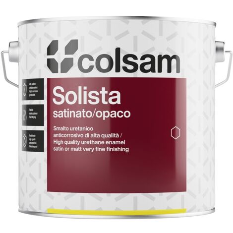 SMALTO SINTETICO SATINATO 'SOLISTA' Lt. 0,750 Bianco