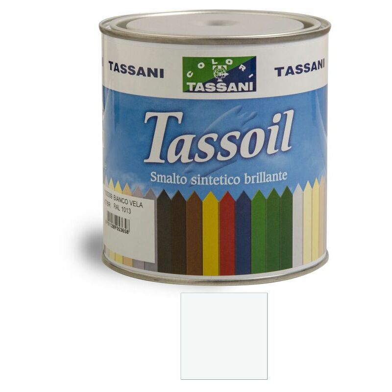 Tassani - Tassoil Smalto Sintetico Brillante 750 ml Bianco Ghiaccio