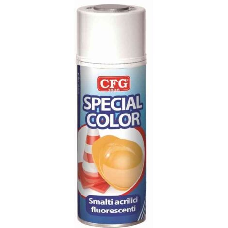 Smalto spray acrilico cfg - colore fluorescente arancio s0320