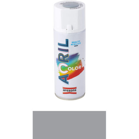 SMALTO SPRAY ACRILICO RAL 7001 - grigio argento AREXONS 6 PZ