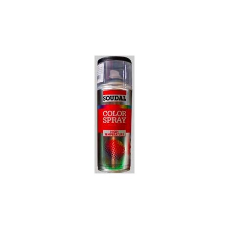 Smalto spray alte temperature soudal 400 ml - alluminio conf. da 6 pz