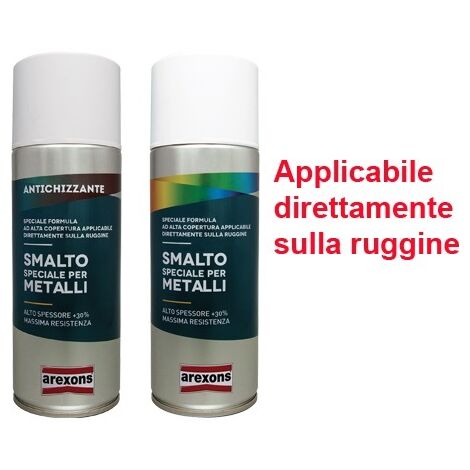 SMALTO SPRAY AREXONS PER METALLI ANTICHIZZANTE VARIANT BRILLANTE OPACO DA 400ML