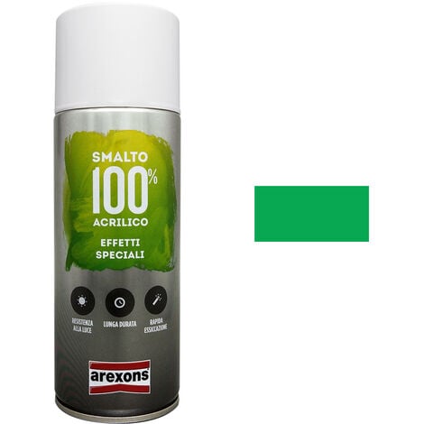 Smalto Spray Fluorescente Vernice Pittura 100% Acrilico Arexons - Colore: Verde