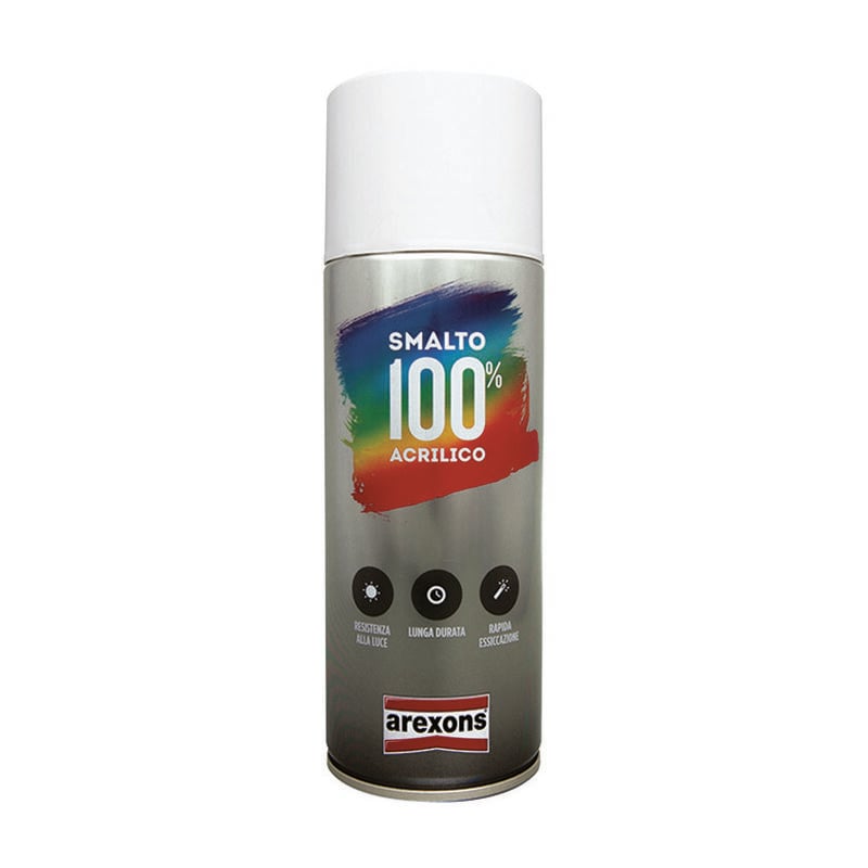 Image of Smalto 100% acrilico bianco elettrodomestico spray - ml.400 bianco elettrodomestico (3700)