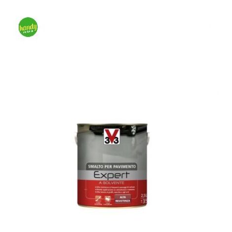 Smalto V33 per pavimento alta resistenza lt 2,50 rosso mattone