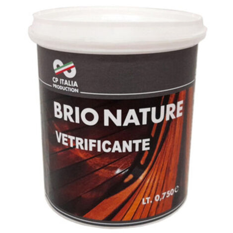SMALTO VETRIFICANTE BRIO NATURE TRASP LUC 0,750 L- 6,0 pz
