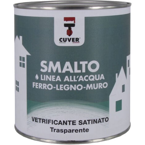 SMALTO VETRIFICANTE CUVER TRASPAR SATINATO 750 ML