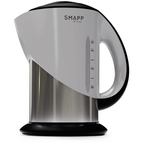 Smapp 442.3 bouilloire sans fil noir et argenté 1,7 L