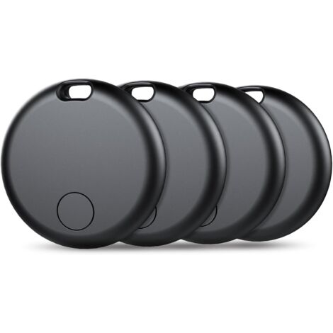 Smart Air tag,Lot de 4,Traceur Fonctionne avec Apple Find My(Uniquement iOS) , Batterie Durée de Vie d'un an , Localisateur de Clés/Portefeuilles/Valises/Sac à Dos