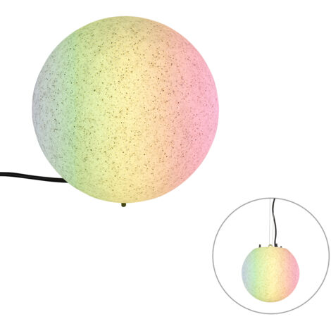 Smart Außenleuchte Grau 25 cm IP65 inkl. LED - Nura