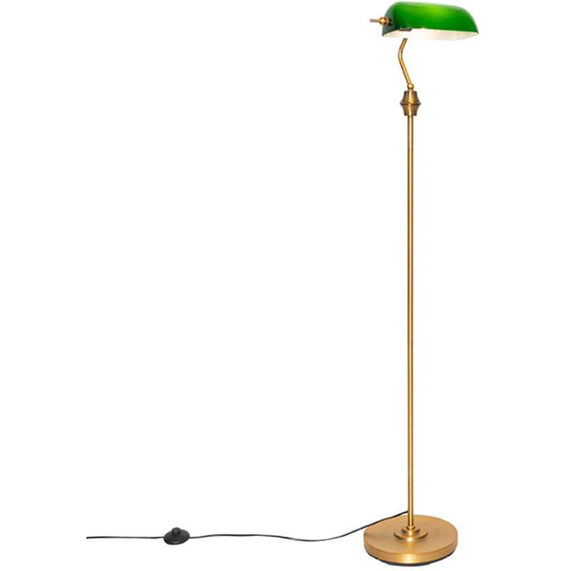 Image of Smart Banker Floor Lamp Bronze with&hellip;