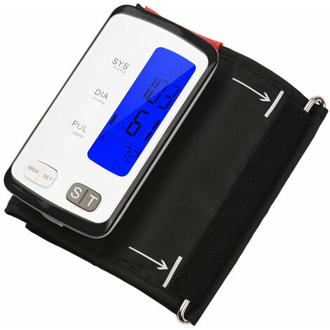 Smart BT Blutdruckmessgerät Automatisches elektronisches Oberarm-Blutdruckmessgerät 3,2-Zoll-LCD-Display Einteilige Blutdruckmanschette, ohne BT-Funktion